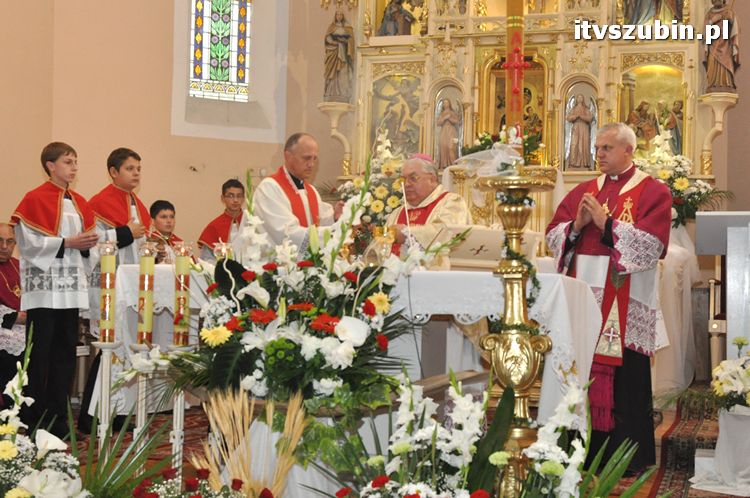 Sakrament Bierzmowania w Kościele p.w. Św. Andrzeja w Szubinie