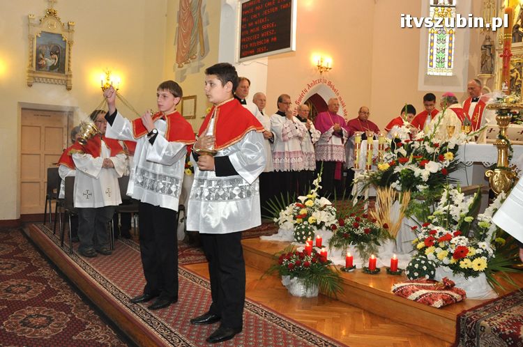 Sakrament Bierzmowania w Kościele p.w. Św. Andrzeja w Szubinie