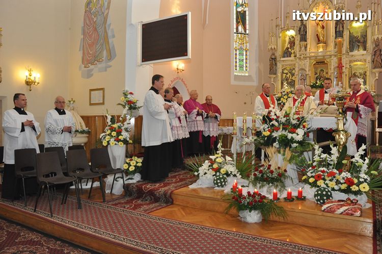 Sakrament Bierzmowania w Kościele p.w. Św. Andrzeja w Szubinie