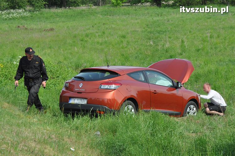 Kolizja trzech samochodów w Zamościu k. Bydgoszczy