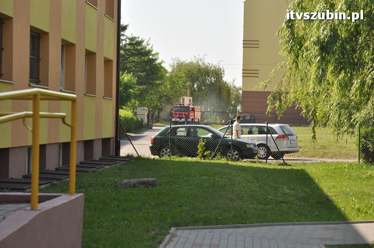 Ewakuowano uczniów i nauczycieli ZSS w Szubinie