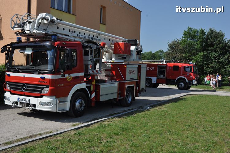 Ewakuowano uczniów i nauczycieli ZSS w Szubinie