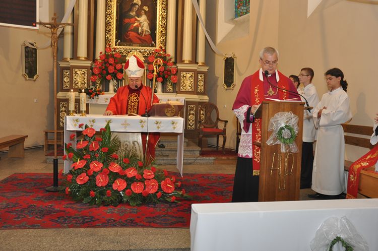 Sakrament Bierzmowania w Kościele p.w. Św. Marcina w Szubinie