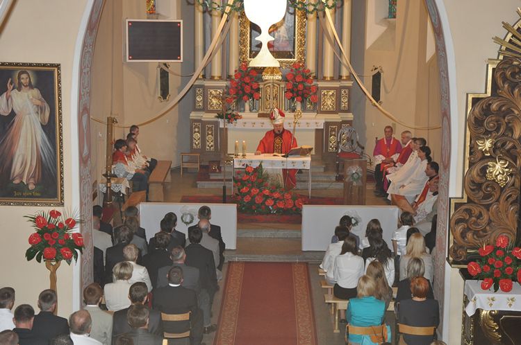 Sakrament Bierzmowania w Kościele p.w. Św. Marcina w Szubinie