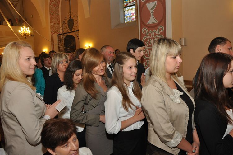 Sakrament Bierzmowania w Kościele p.w. Św. Marcina w Szubinie