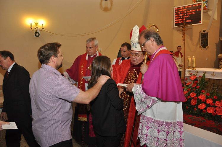 Sakrament Bierzmowania w Kościele p.w. Św. Marcina w Szubinie