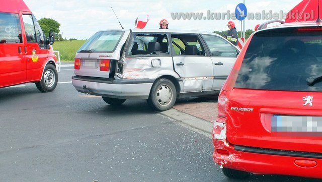 Groźna kolizja na obwodnicy Nakła nad Notecią