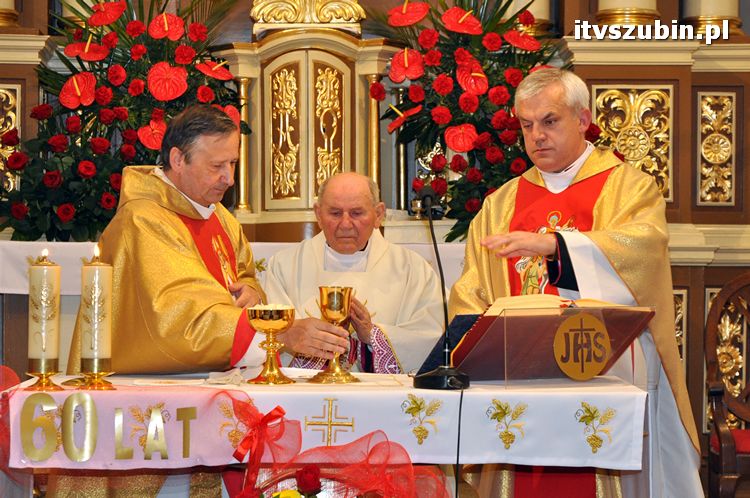 Msza dziękczynna za 60 lat posługi kapłańskiej ks. prałata Jana Kątnego