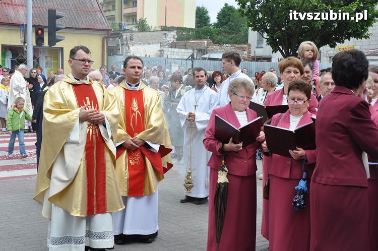 Procesja Bożego Ciała przeszła ulicami Szubina