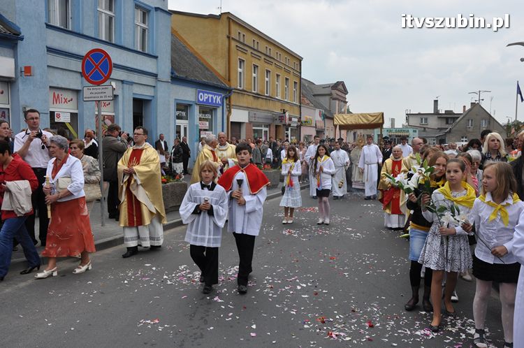 Procesja Bożego Ciała przeszła ulicami Szubina
