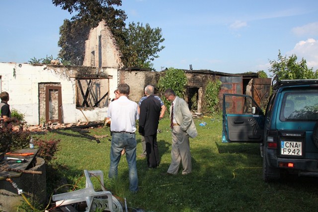 Apel o pomoc dla pogorzelców w Gminie Sadki