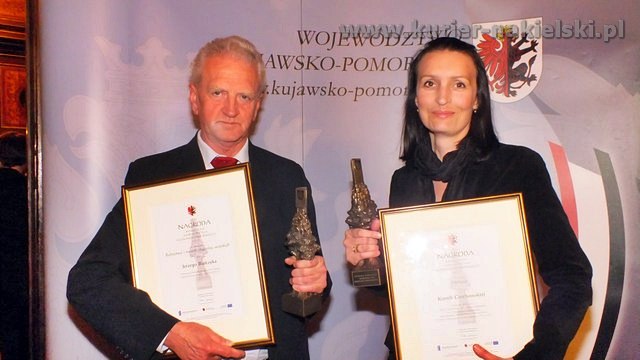 Kamila Czechowska i Jerzy Białczyk laureatami Nagrody Marszałka Województwa Kujawsko-Pomorskiego