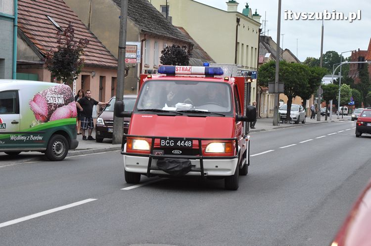 Zdarzenie drogowe z udziałem rowerzystki w Szubinie