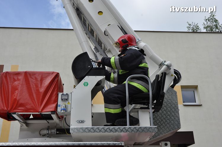 Alarm pożarowy w Przedszkolu Samorządowy nr 2 w Szubinie