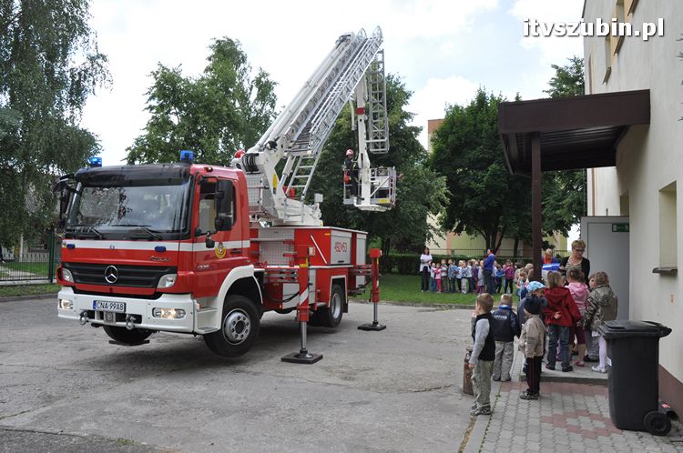 Alarm pożarowy w Przedszkolu Samorządowy nr 2 w Szubinie