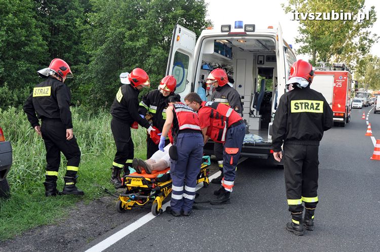 Zdarzenie drogowe przed Rynarzewem