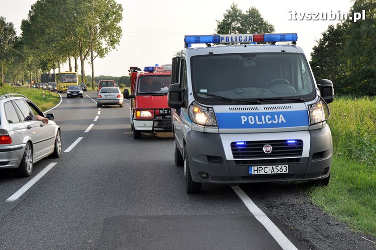 Zdarzenie drogowe przed Rynarzewem