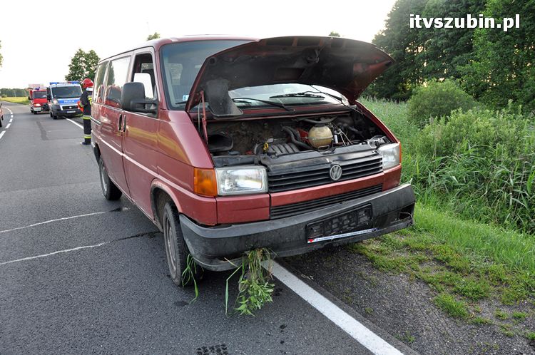 Zdarzenie drogowe przed Rynarzewem
