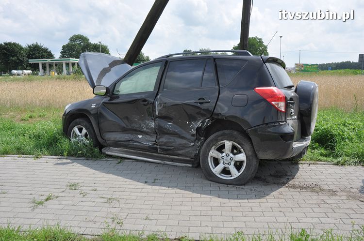 Kolizja drogowa w Wąsoszu na krajowej 5