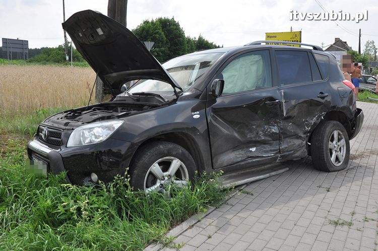 Kolizja drogowa w Wąsoszu na krajowej 5