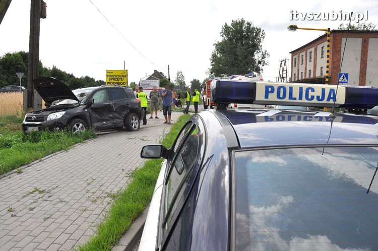 Kolizja drogowa w Wąsoszu na krajowej 5