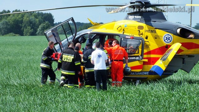 Pięć osób poszkodowanych w wypadku pod Mroczą