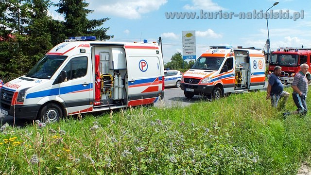 Pięć osób poszkodowanych w wypadku pod Mroczą