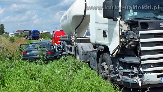 Pięć osób poszkodowanych w wypadku pod Mroczą