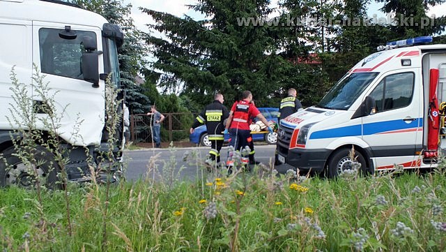 Pięć osób poszkodowanych w wypadku pod Mroczą