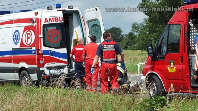 Pięć osób poszkodowanych w wypadku pod Mroczą