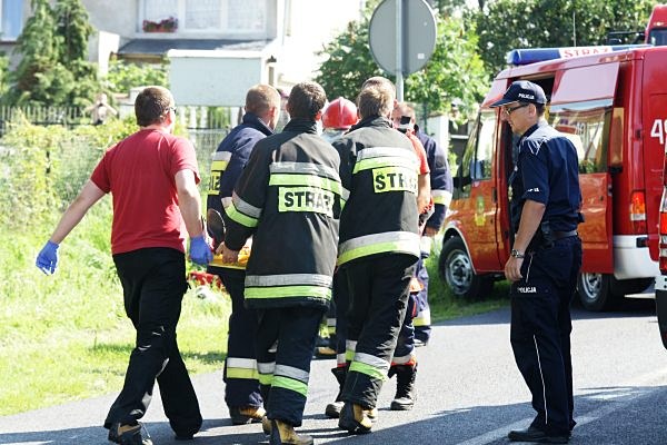 Kolejne dachowanie w Szczepicach