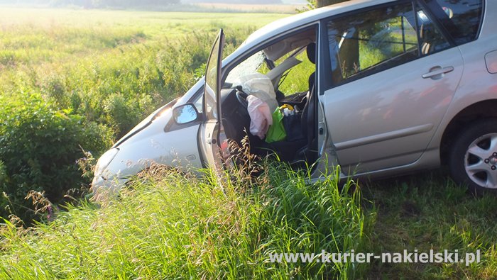 Kierująca Toyotą miała dużo szczęścia