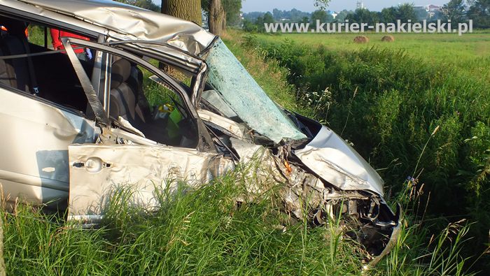 Kierująca Toyotą miała dużo szczęścia