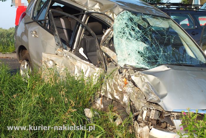 Kierująca Toyotą miała dużo szczęścia