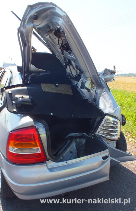 Kolizja na skrzyżowaniu ul. Mroteckiej z drogą krajową nr 10