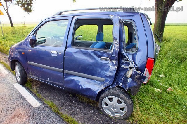 Kolizja na krajowej 10 w pobliżu Minikowa