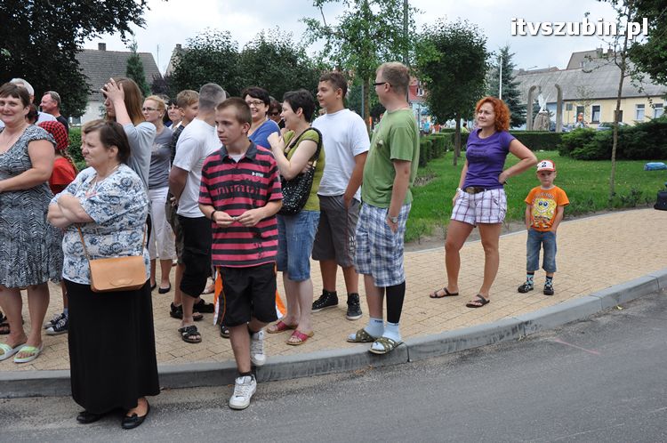 Pielgrzymi z Kościerzyny idący na Jasną Górę nocowali w Szubinie