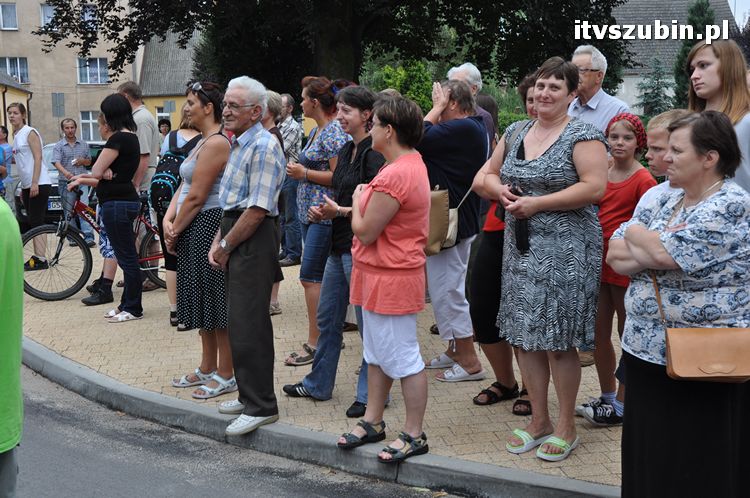 Pielgrzymi z Kościerzyny idący na Jasną Górę nocowali w Szubinie