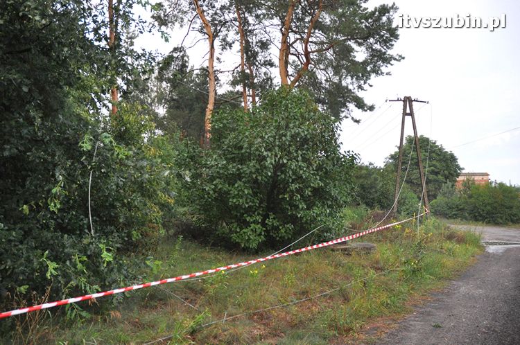Pięć minut nawałnicy, usuwanie zniszczeń trwało do późnych godzin nocnych