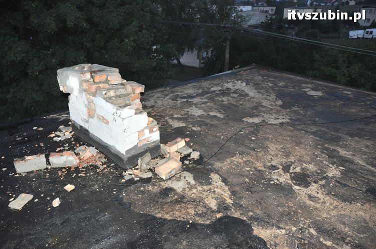 Pięć minut nawałnicy, usuwanie zniszczeń trwało do późnych godzin nocnych