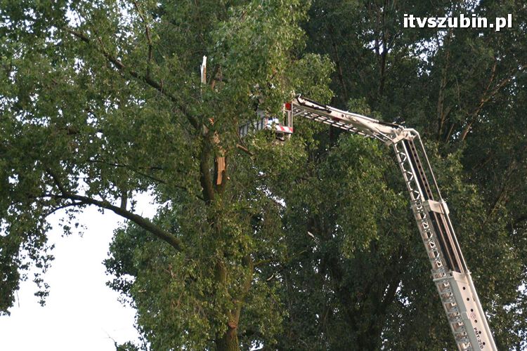 Pięć minut nawałnicy, usuwanie zniszczeń trwało do późnych godzin nocnych