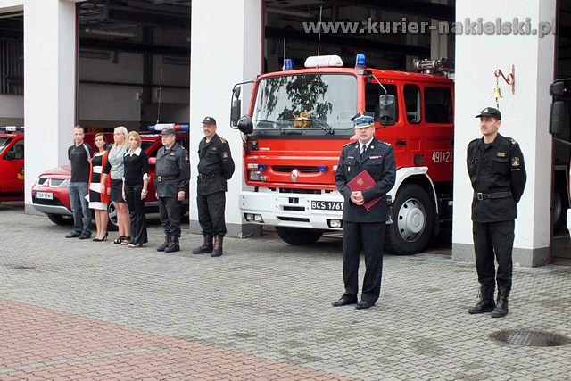 Ślubowanie i medale w Komendzie Powiatowej PSP w Nakle nad Notecią