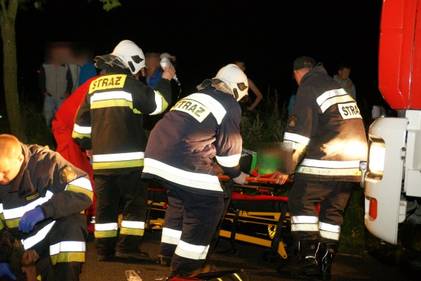 Dwa zdarzenia drogowe w okolicy Kcyni