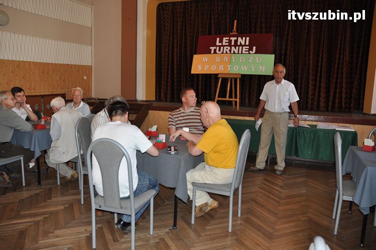 Letni Turniej Par w brydżu sportowym na zapis maksymalny