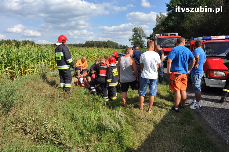 Zdarzenie drogowe na trasie Słupy - Wąsosz