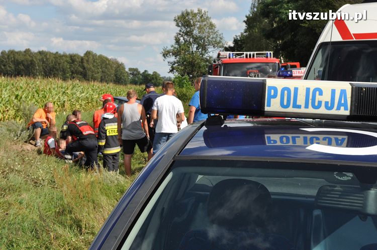 Zdarzenie drogowe na trasie Słupy - Wąsosz