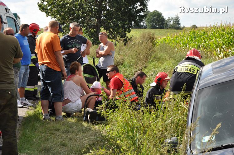 Zdarzenie drogowe na trasie Słupy - Wąsosz
