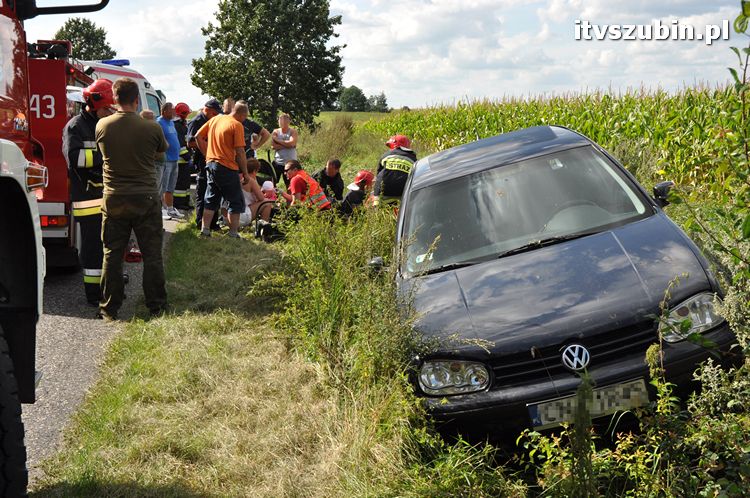 Zdarzenie drogowe na trasie Słupy - Wąsosz