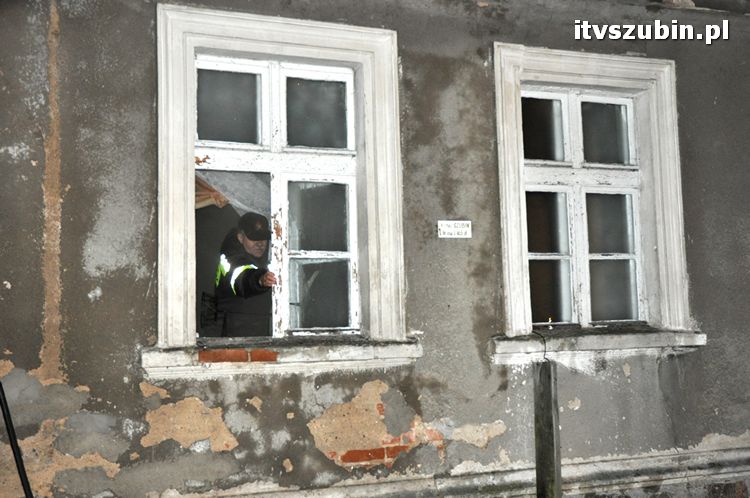 Pożar domu w Smolnikach