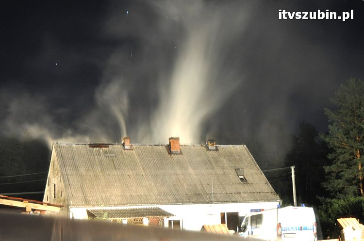 Pożar domu w Smolnikach